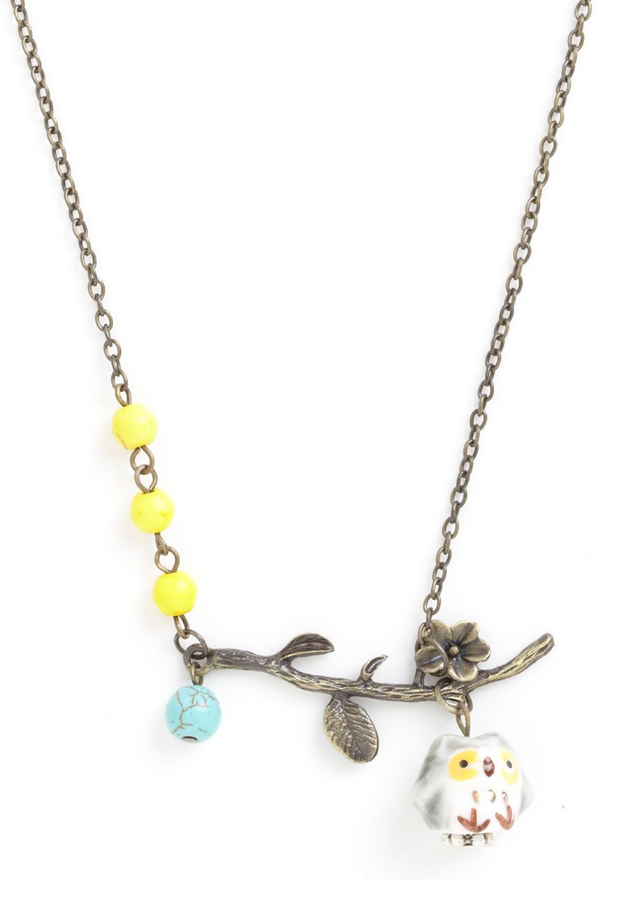 Owl out fun necklace
